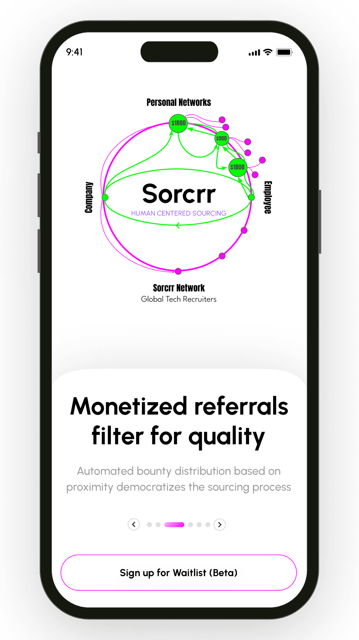 Sorcrr AI-powered interview interface